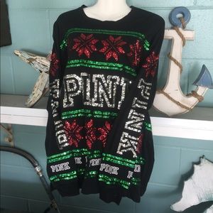 PINK Long-sleeved Tunic Top